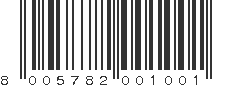 EAN 8005782001001