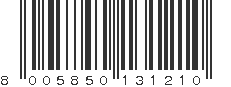 EAN 8005850131210