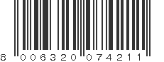 EAN 8006320074211