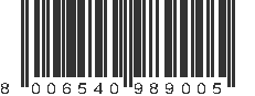 EAN 8006540989005