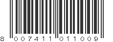 EAN 8007411011009