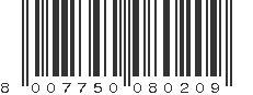 EAN 8007750080209