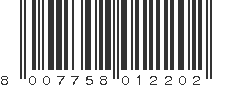 EAN 8007758012202