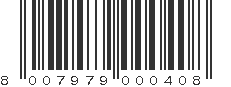 EAN 8007979000408