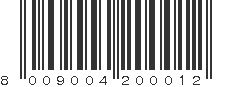 EAN 8009004200012