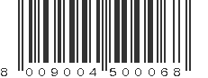 EAN 8009004500068