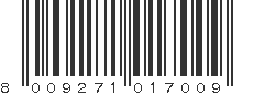 EAN 8009271017009