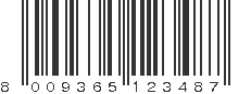 EAN 8009365123487