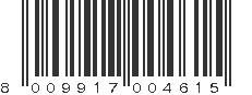EAN 8009917004615