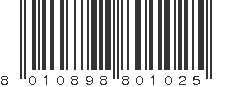 EAN 8010898801025