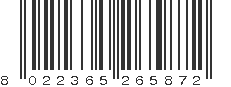 EAN 8022365265872