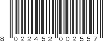 EAN 8022452002557