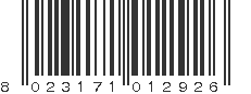 EAN 8023171012926