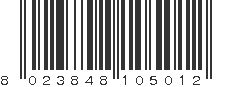 EAN 8023848105012