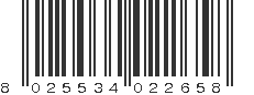 EAN 8025534022658