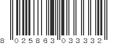 EAN 8025863033332
