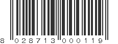 EAN 8028713000119