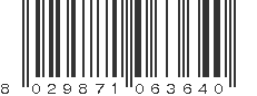 EAN 8029871063640