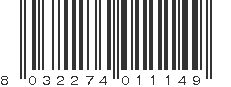 EAN 8032274011149