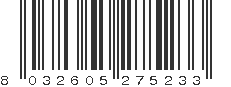 EAN 8032605275233