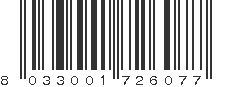 EAN 8033001726077
