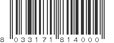 EAN 8033171814000