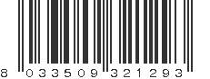 EAN 8033509321293