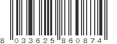 EAN 8033625860874