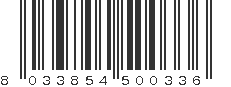 EAN 8033854500336