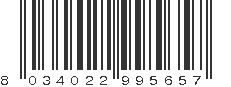 EAN 8034022995657