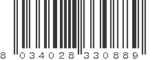 EAN 8034028330889