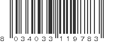 EAN 8034033119783