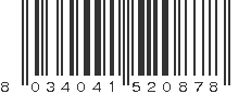 EAN 8034041520878