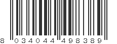 EAN 8034044498389
