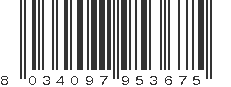 EAN 8034097953675
