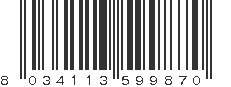 EAN 8034113599870