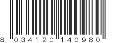 EAN 8034120140980