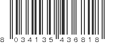 EAN 8034135436818