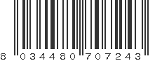 EAN 8034480707243