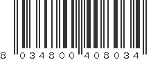 EAN 8034800408034