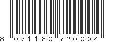 EAN 8071180720004