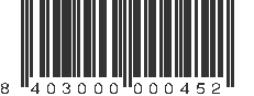 EAN 8403000000452