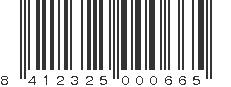 EAN 8412325000665