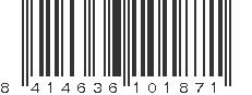 EAN 8414636101871