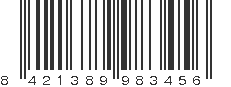EAN 8421389983456