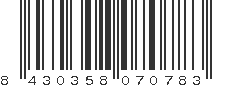 EAN 8430358070783