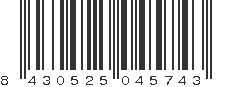 EAN 8430525045743