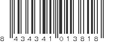 EAN 8434341013818