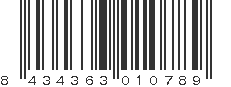 EAN 8434363010789
