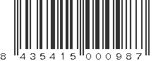 EAN 8435415000987